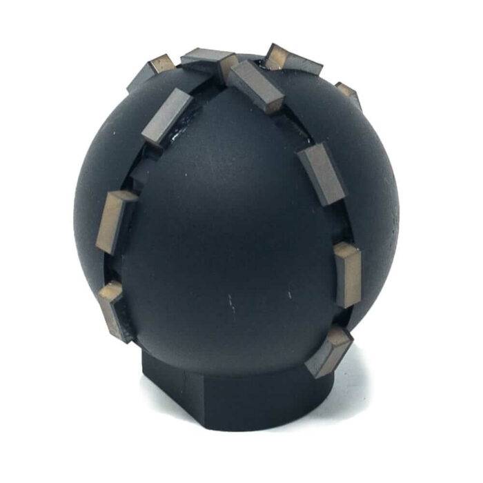 PKD Globe milling tool Ø 42 for M14