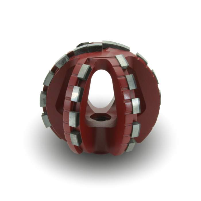 PKD Globe milling t. Ø 50 transparent IMS-MICRO-NEW